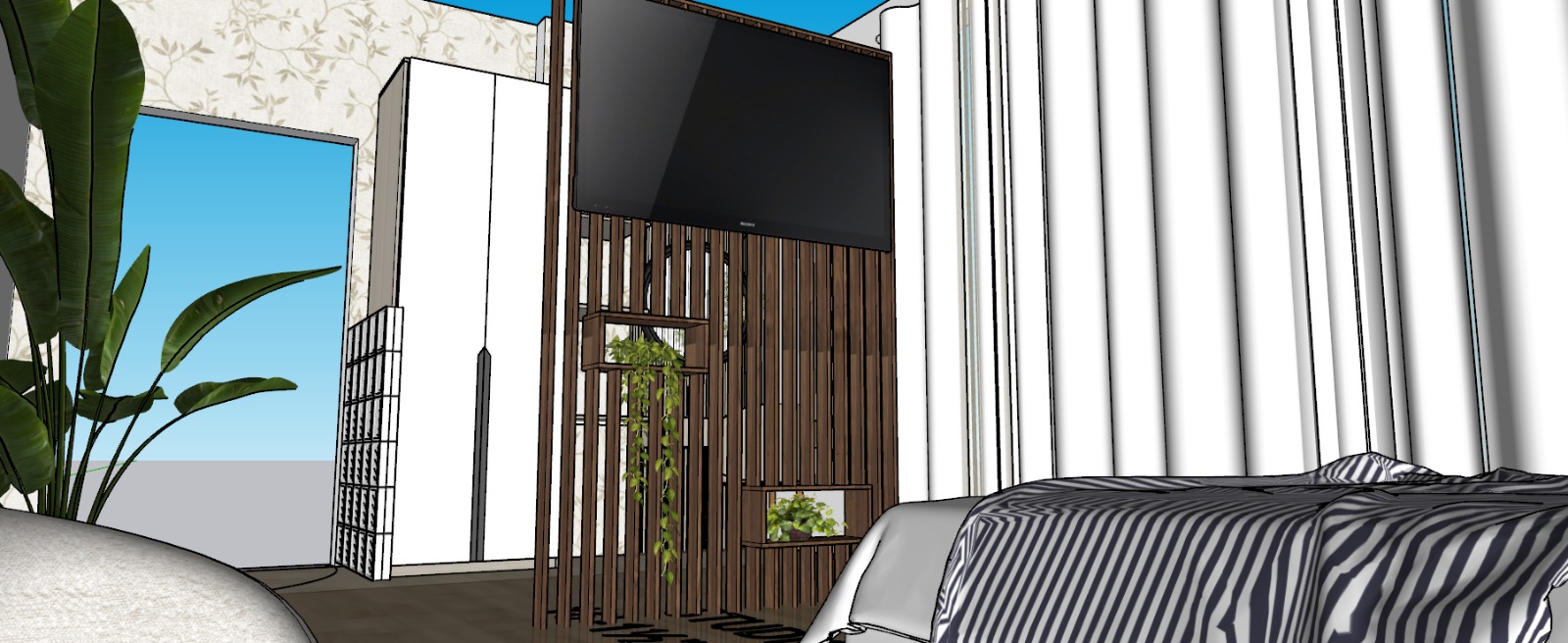 Elegant modern bedroom interior - Address Solutions Interior Design