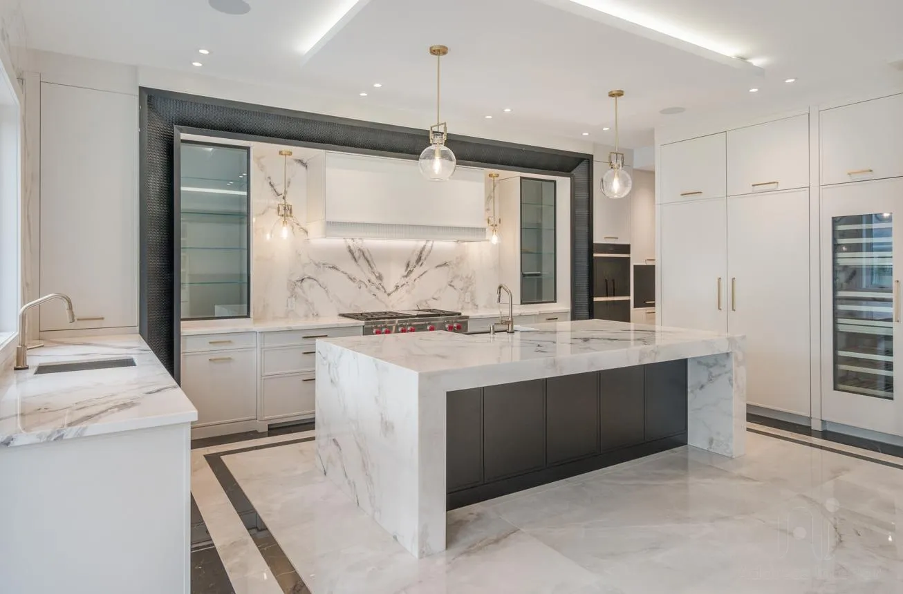 Marble kitchen interior design