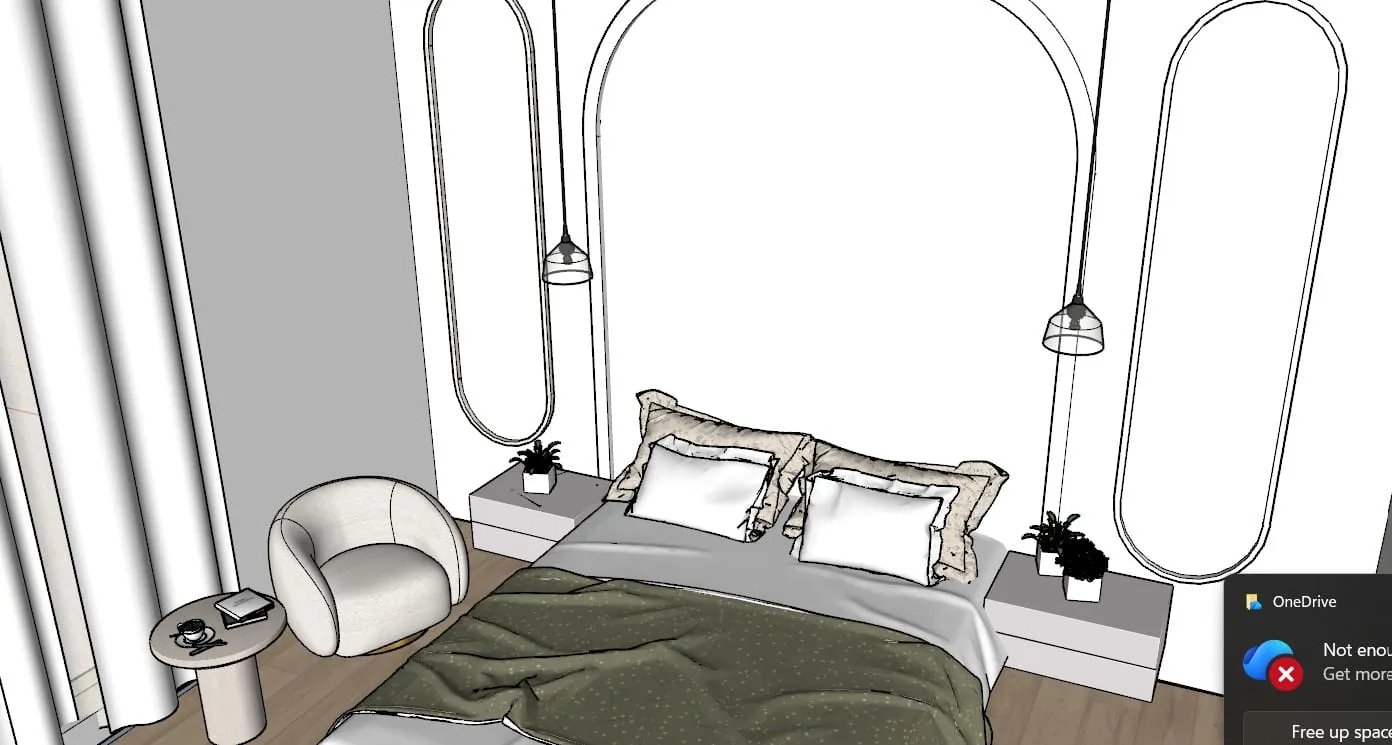 Luxury master bedroom interior design